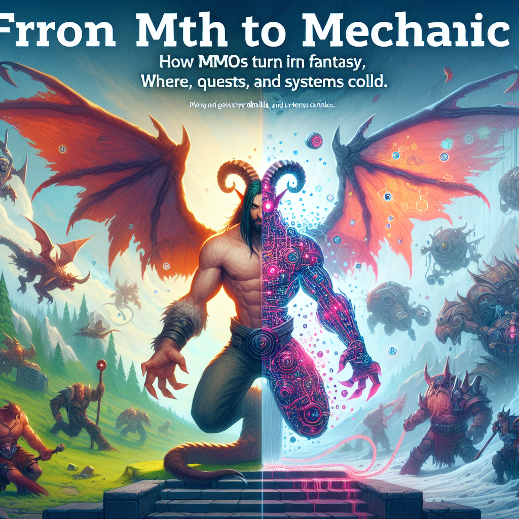 From Myth to Mechanic: How MMOs Turn Fantasy into Gameplay