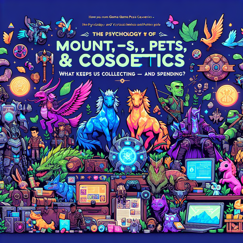 Mounts, Pets, and Perks: The Psychology of MMO Cosmetics